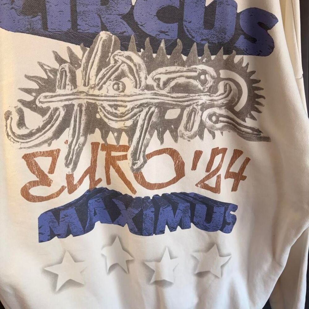 Travis-scott Men's White and Cream Hoodie